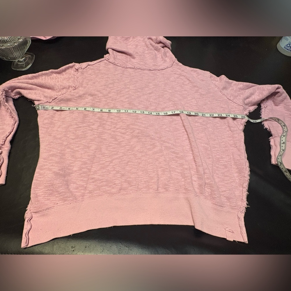 We The Free Pink/Lavender Timmy TurtleNeck Sweater size XS oversized - Picture 8 of 12